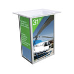 Modular Counter 31- with printed sintra graphics