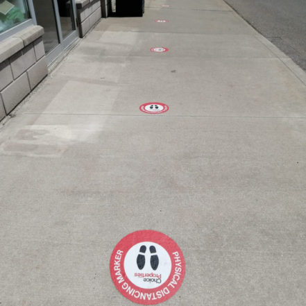 Outdoor Concrete Floor Sticker